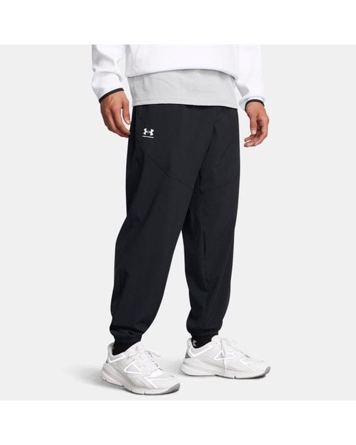 Jogger Vibe Woven Da Uomo Bianco di Under Armour in Black da Uomo