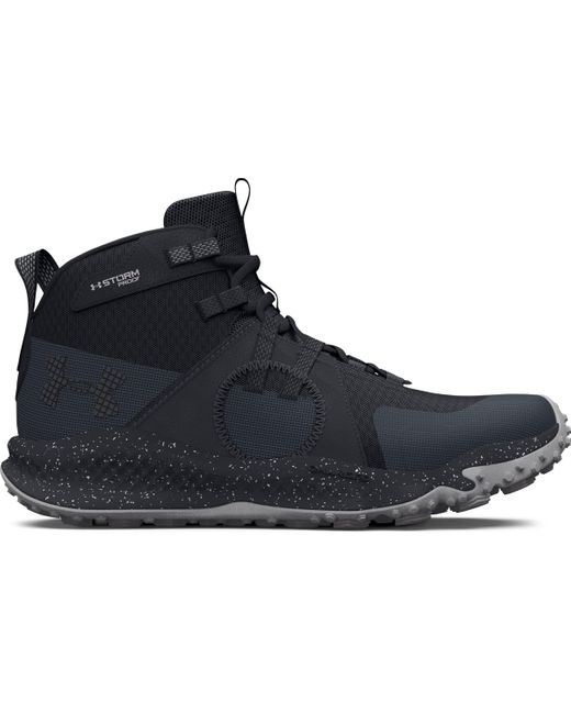 Under Armour Black Charged Maven Trek Waterproof Trail Shoes for men