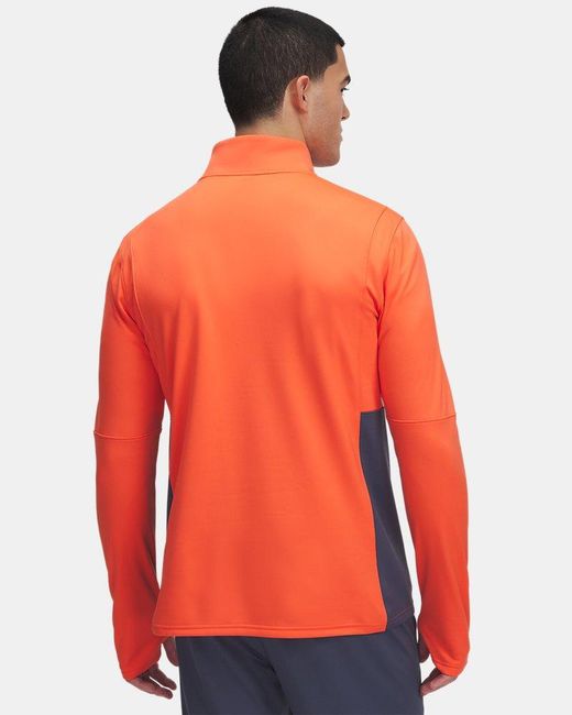 Under Armour Orange Challenger Midlayer Fire Downpour for men