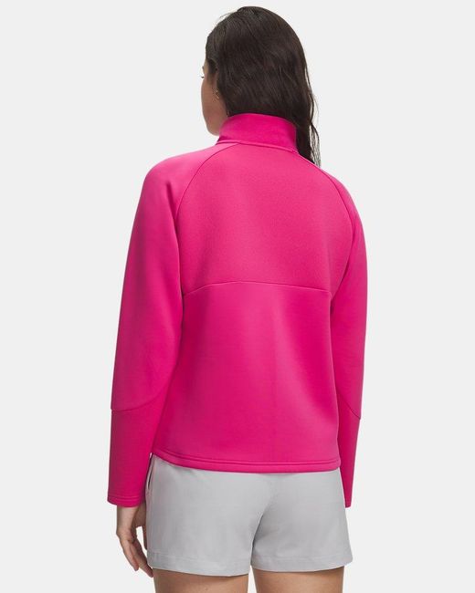 Under Armour Pink Drive Midlayer ¼ Zip Virtual Virtual