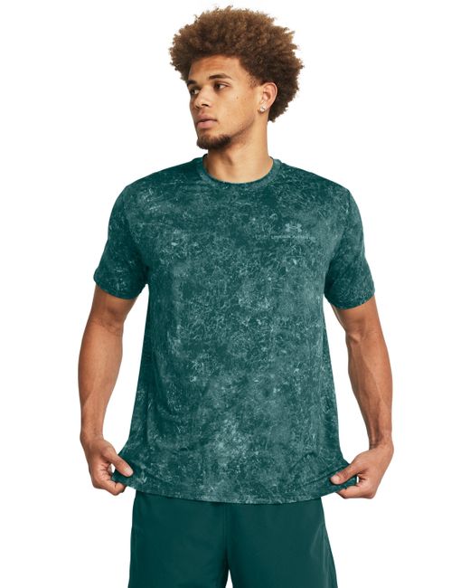 Camiseta de manga corta con estampado vanish energy Under Armour de hombre de color Green