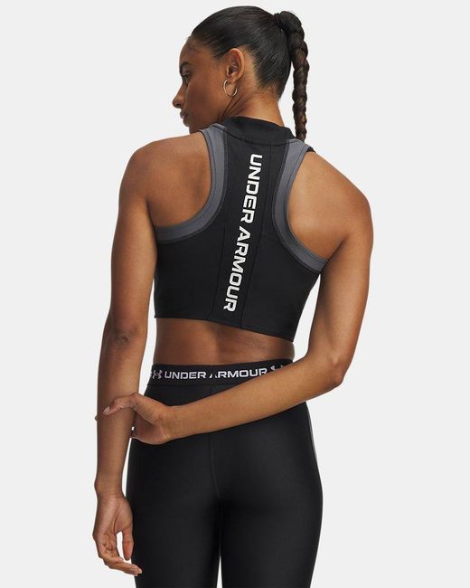 Under Armour Black Heatgear® Rib Tank