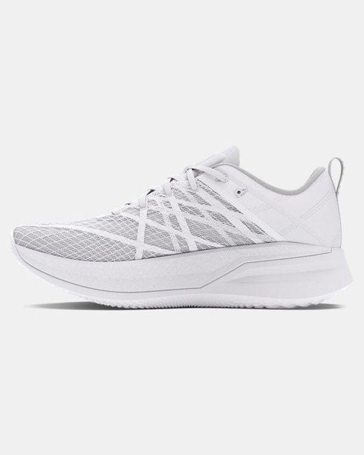 Under Armour Velociti Pro Uniseks Hardloopschoenen Wit Wit Distant Grijs in het White