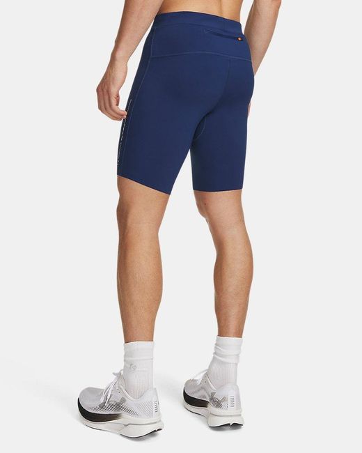 Under Armour Blue Velociti Pro ½ Tights Blackout Flash Light Reflective for men
