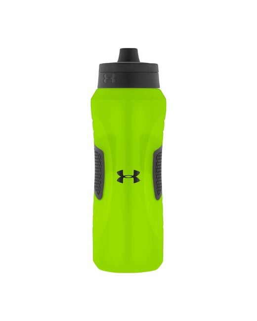 Under Armour Green Undeniable 32 Oz. Squeezable Water Bottle With Quick Shot Lid