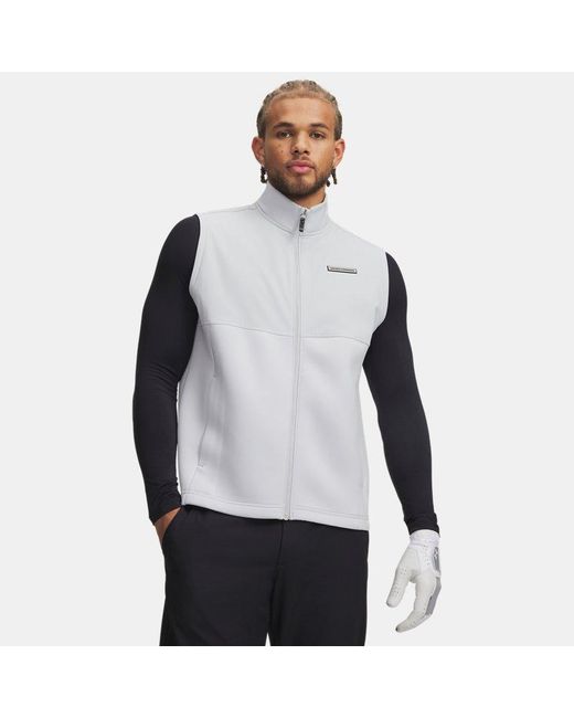 Under Armour Gray Drive Pro Hybrid Vest Halo for men