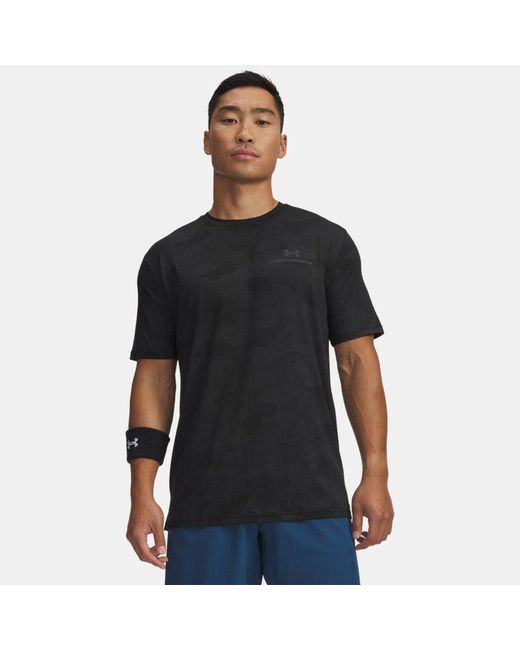 Under Armour Black Ua Vanish Energy Printed Short Sleeve for men