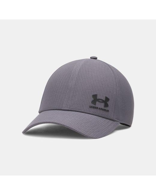 Under Armour Gray Iso-chill Armourvent Adjustable Hat, for men