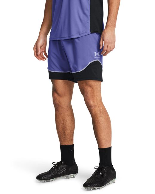 Under Armour Blue Challenger Pro Training Shorts for men