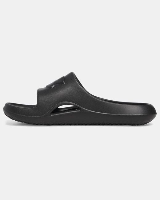 Under Armour Black Ua Locker V Slides for men