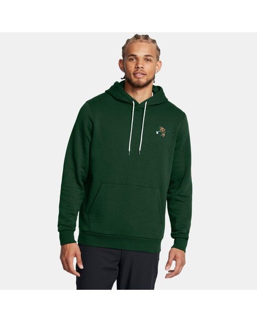 Under Armour Green Icon Fleece Goin' Under Hoodie Forest for men