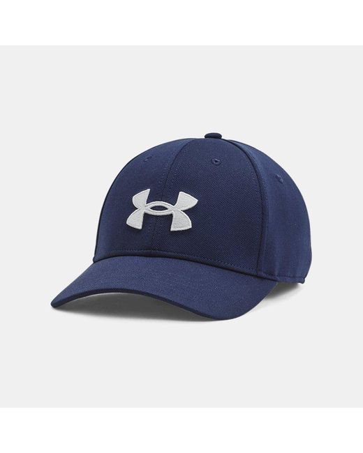 Under Armour Blue Blitzing Low Adjustable Cap Midnight Mod for men