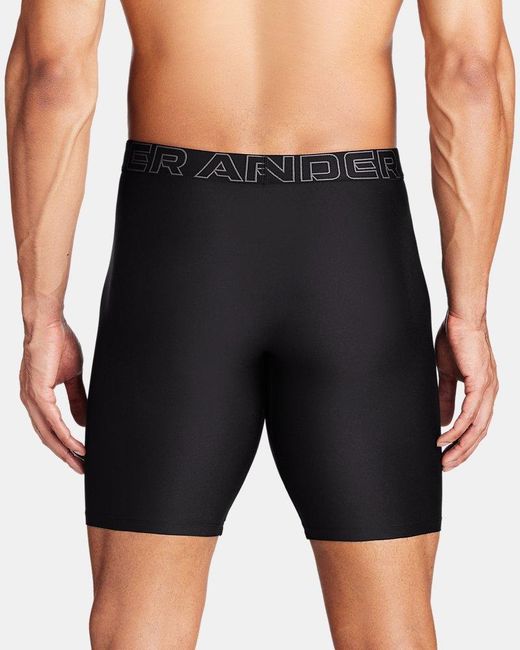 Under Armour Black Ua Performance Tech 9" 3-pack Boxerjock for men
