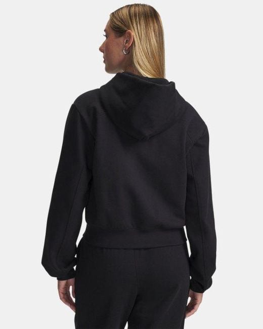 Under Armour Icon Vida Fleece Hoodie Voor Zwart Zwart in het Black