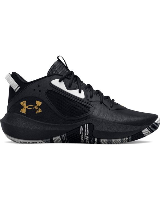 Under Armour Grade School Lockdown 6 Basketball Shoes in Black