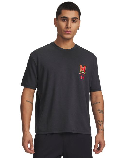 Under Armour Black Ua Gameday Motion Heavyweight Collegiate T-shirt for men