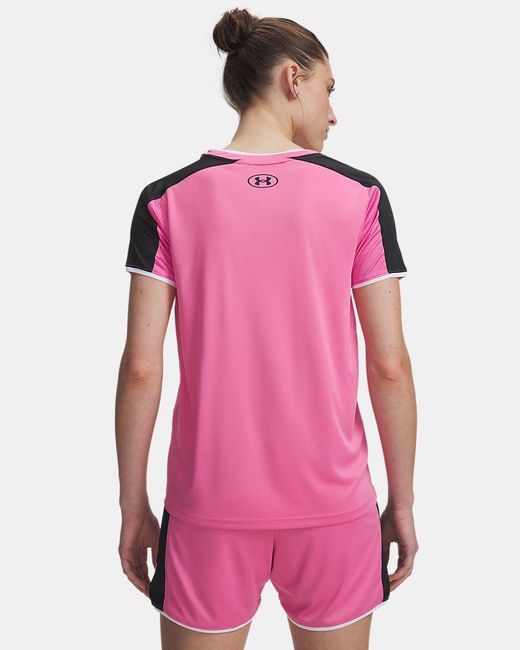 Under Armour Pink Challenger Train Short Sleeve Frenzy