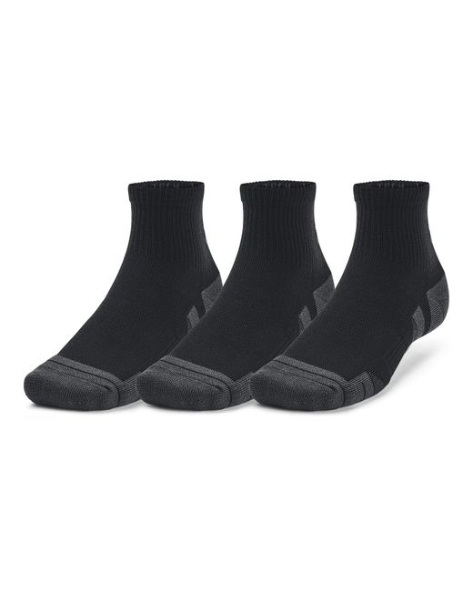 Under Armour Black Performance Tech 3-pack Q Rter Socks