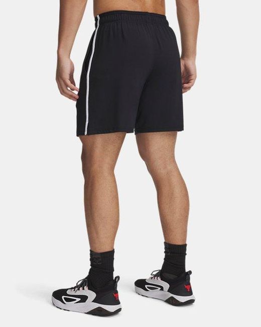 Under Armour Project Rock Mesh-Shorts Für Herren Weiß in Blue für Herren