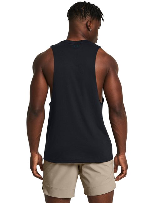 Camiseta de tirantes project rock bsr payoff Under Armour de hombre de color Black