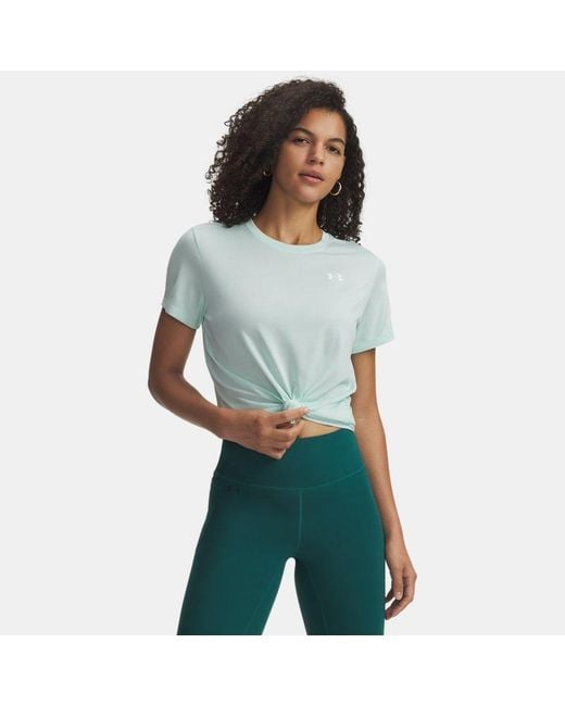 Under Armour Green Tech Twist Short Sleeve Refresh Mint