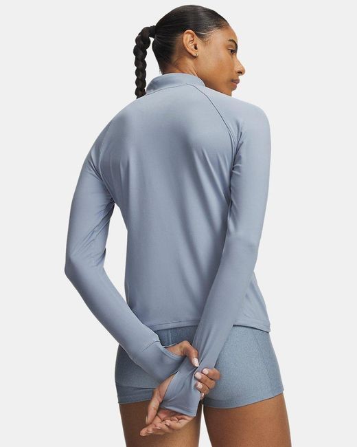 Under Armour Blue Velociti ½ Zip Wind Reflective
