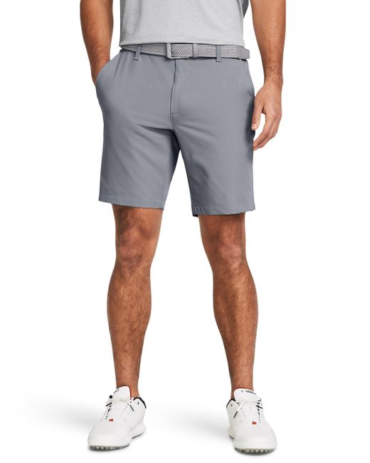 Under Armour Blue Drive Tapered Shorts for men