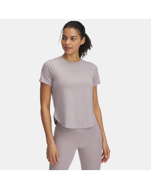 Haut À Manches Courtes Launch Elite Pour Femme Dawn Réfléchissant Under Armour en coloris Purple