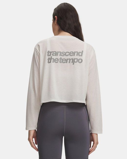 Under Armour Gray Halo Run Aeris Long Sleeve Summit Reflective