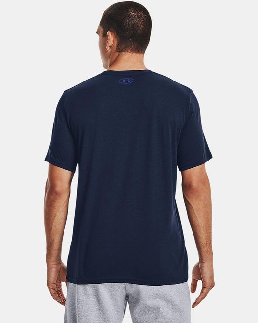 Under Armour Blue Team Issue Wordmark Short-sleeve T-shirt for men