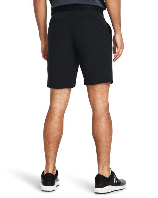 Under Armour Black Matchplay Tapered Shorts for men