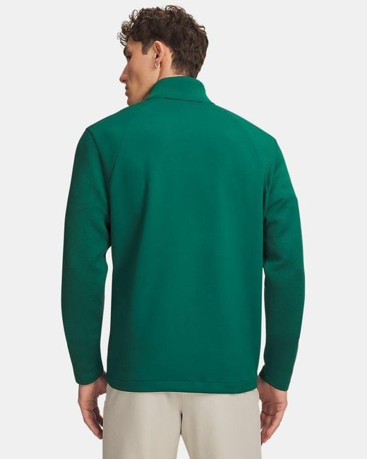 Under Armour Green Drive Midlayer ¼ Zip Campus Ivy Midnight for men