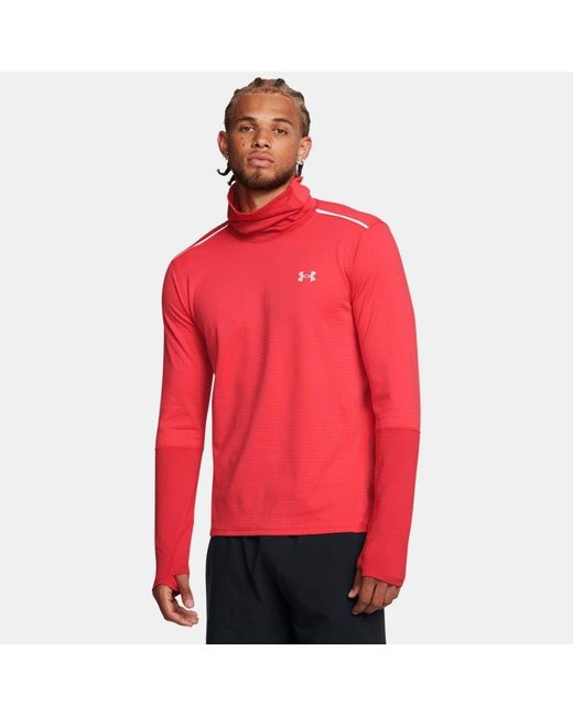 Under Armour Vanish Cold Weather Oberteil Mit Trichterkragen Für Herren Racer Cardinal Reflektierend in Red für Herren