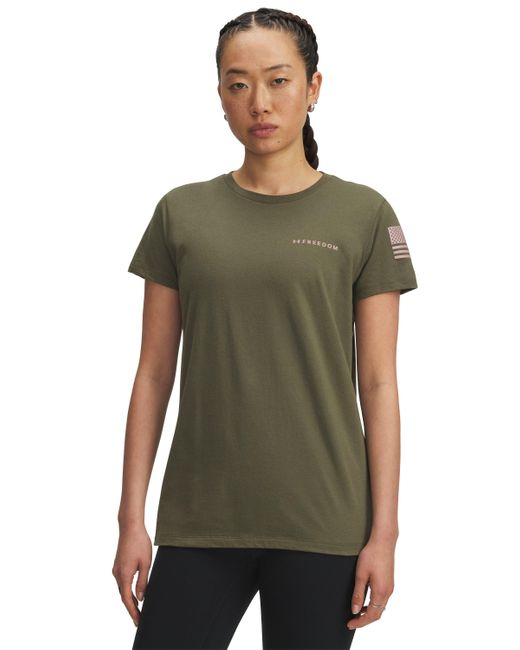 Under Armour Green Ua Freedom Banner T-shirt