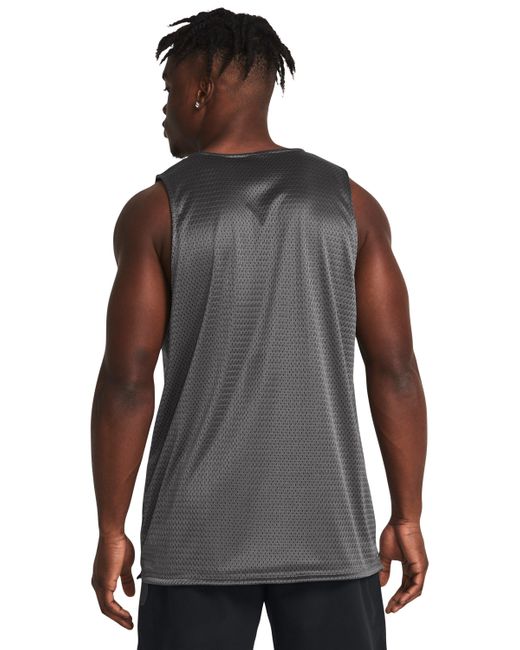 Camiseta sin mangas zone reversible Under Armour de hombre de color Gray