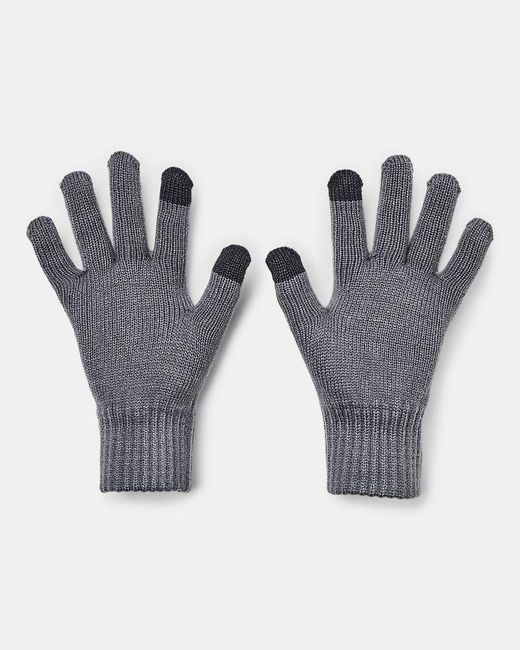 Under Armour Gray Halftime Gloves Pitch Pitch for men