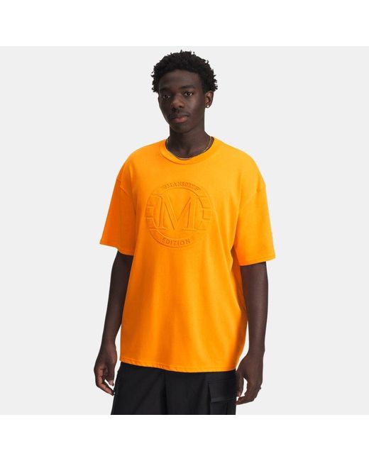 Under Armour Orange Ua X Mansory Logo Short Sleeve for men