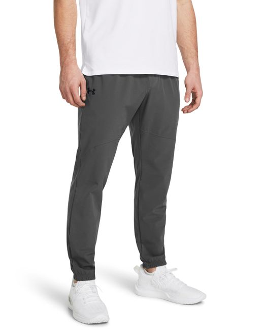 Under Armour Gray Stretch Woven joggers for men