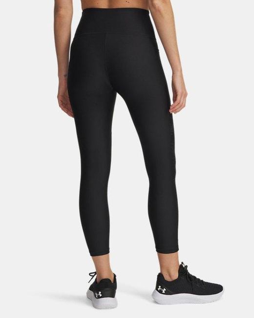 Under Armour Black Tech Printed Panel Ankle-Leggings Für Damen Weiß