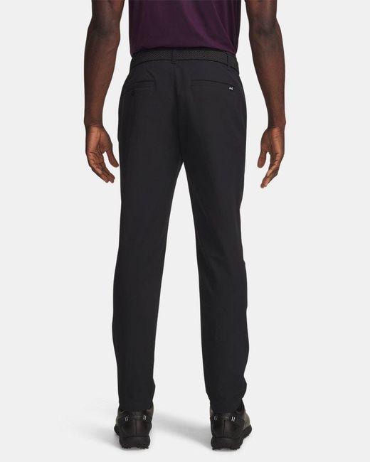 Under Armour Black Matchplay Tapered Pants for men