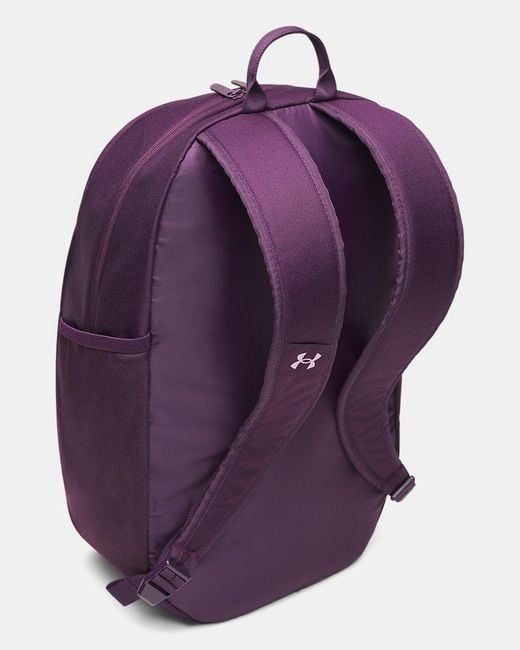 Under Armour Purple Hustle Lite Backpack Echo Mauve