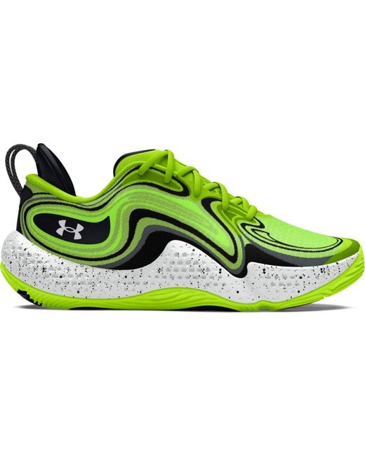 Under Armour Green Spawn 6 Basketball Shoes