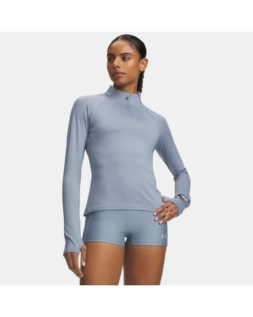 Under Armour Blue Velociti ½ Zip Wind Reflective