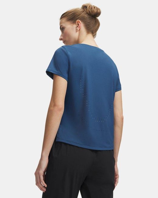 Under Armour Blue Velociti Pro Short Sleeve Wham Reflective