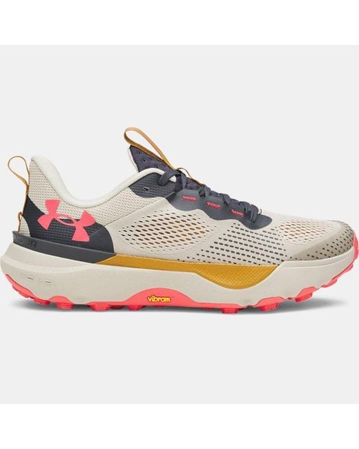 Under Armour Blue Infinite Pro
Trail-Laufschuhe, Khaki Base Anthracite Racer Rot