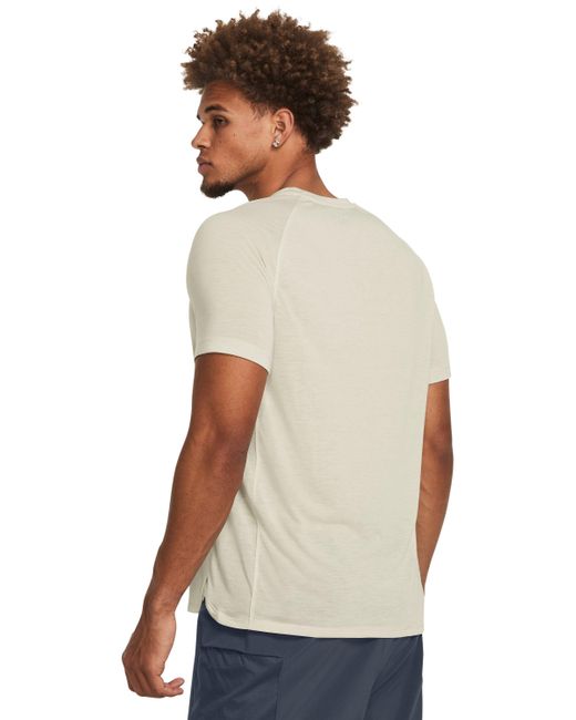 Under Armour White Launch Trail Short Sleeve for men