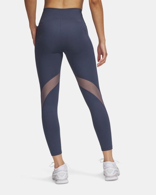 Under Armour Blue Vanish Elite Vent Ankle Leggings Downpour Iridescent