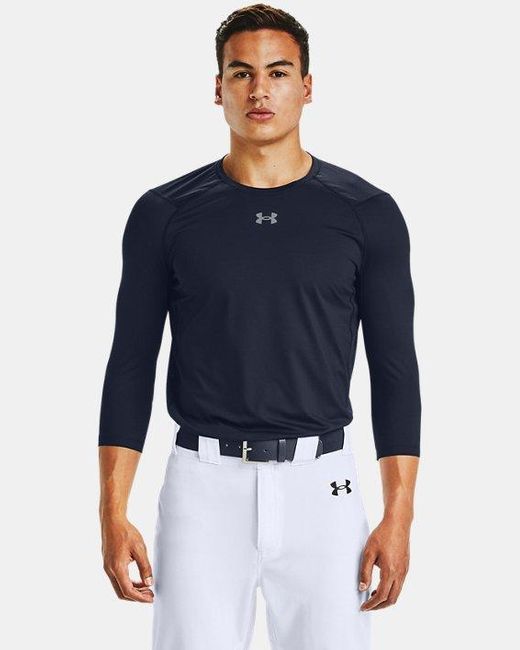 under armour blue long sleeve shirt