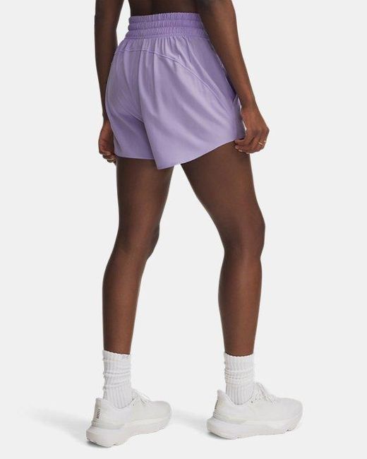 Shorts Vanish Da 8 Cm (3" Da Donna Transparent Transparent di Under Armour in Purple