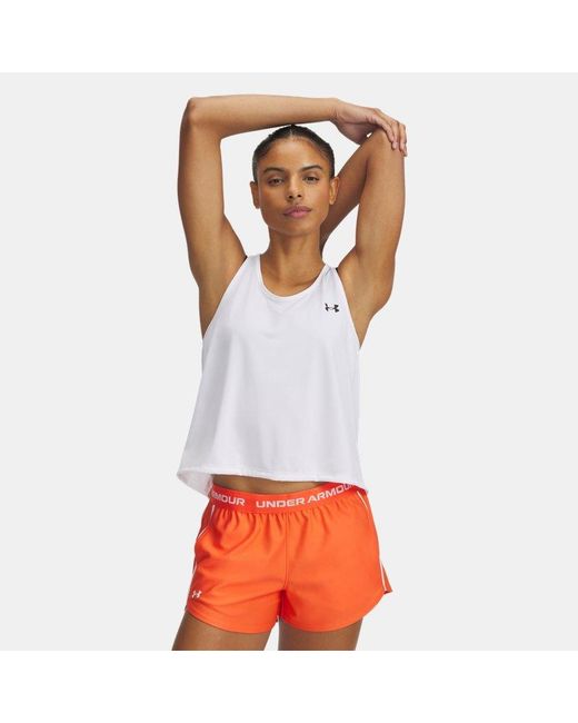 Under Armour White Tech Swing Tank
